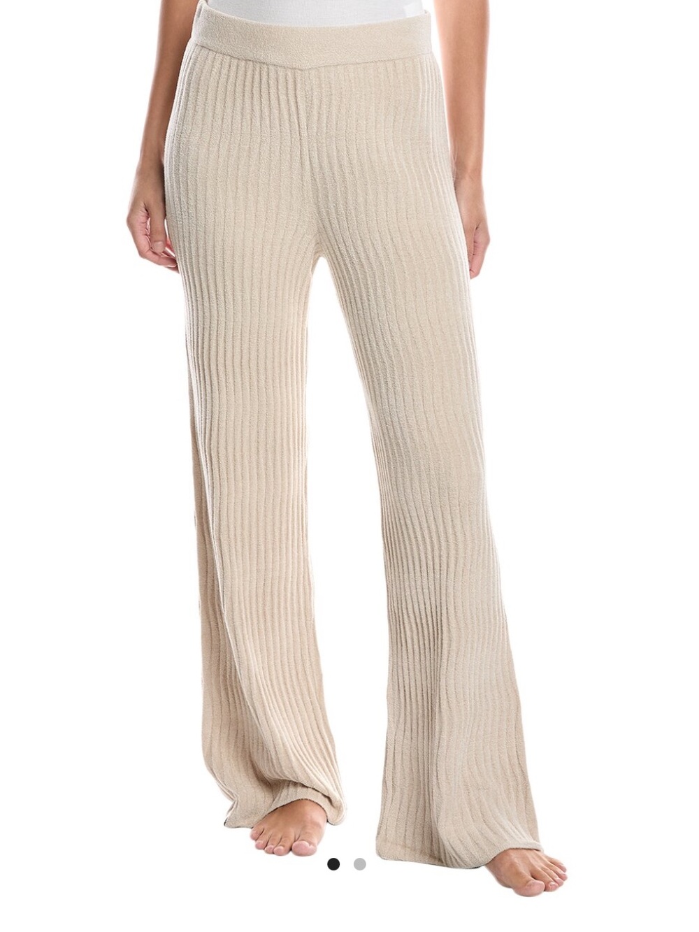 Barefoot Dreams Cozychic Ultra Lite Wave Pants in Beige